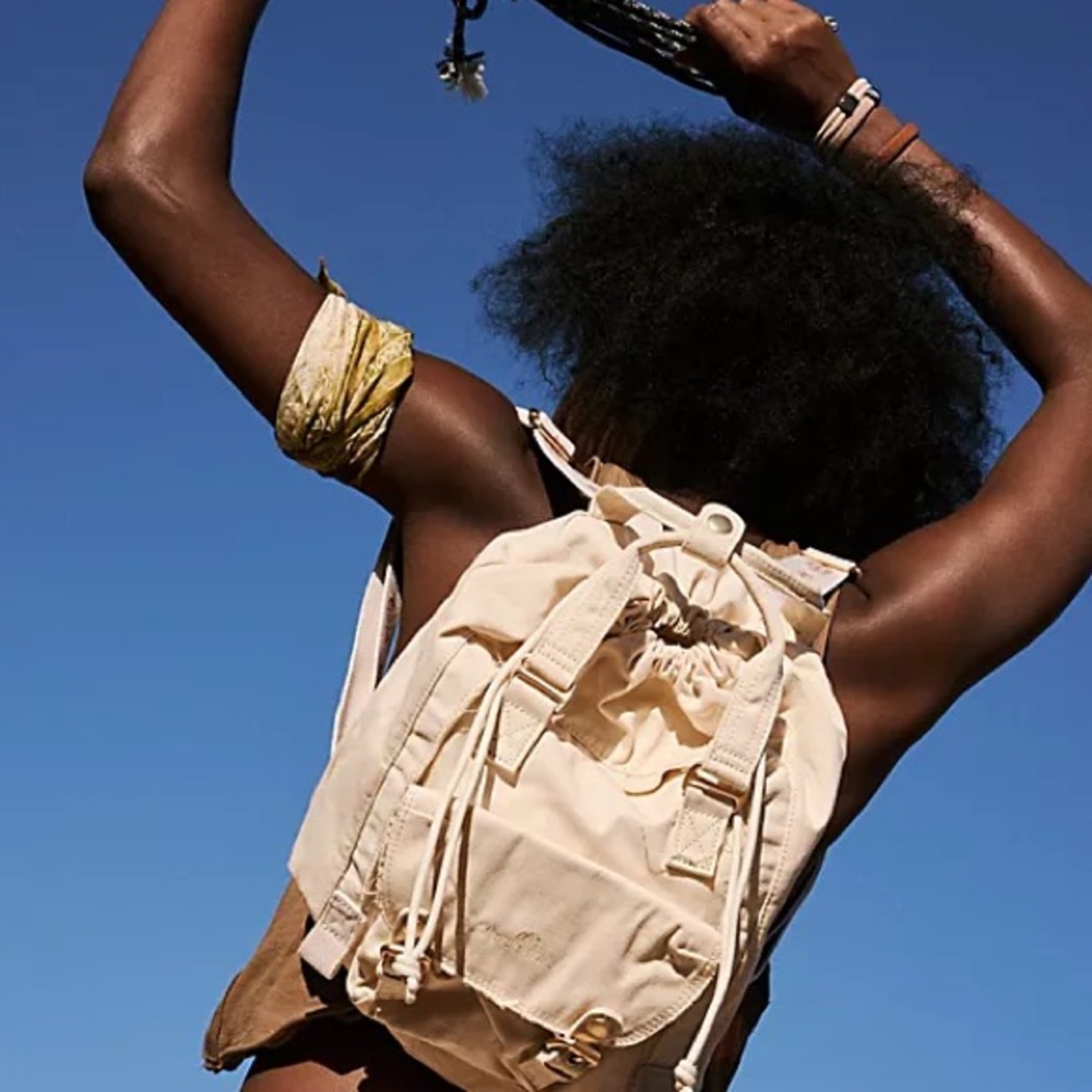 FP Movement X Doughnut organic cream Backpack